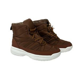 Eagsouni Womens Snow Boots Winter Warm Ankle Booties Water Resistant 11.5